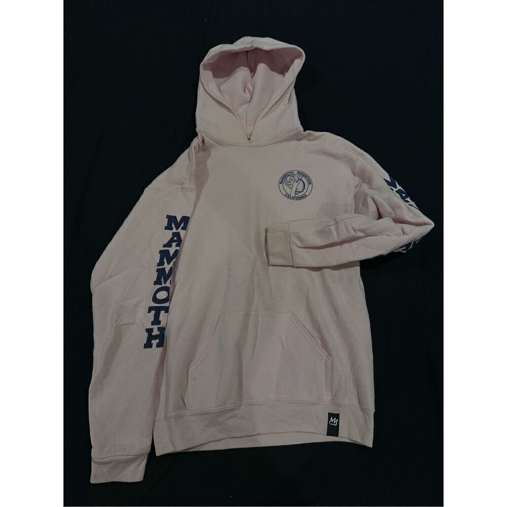 Kids XL women’s XS baby pink mammoth hoodie